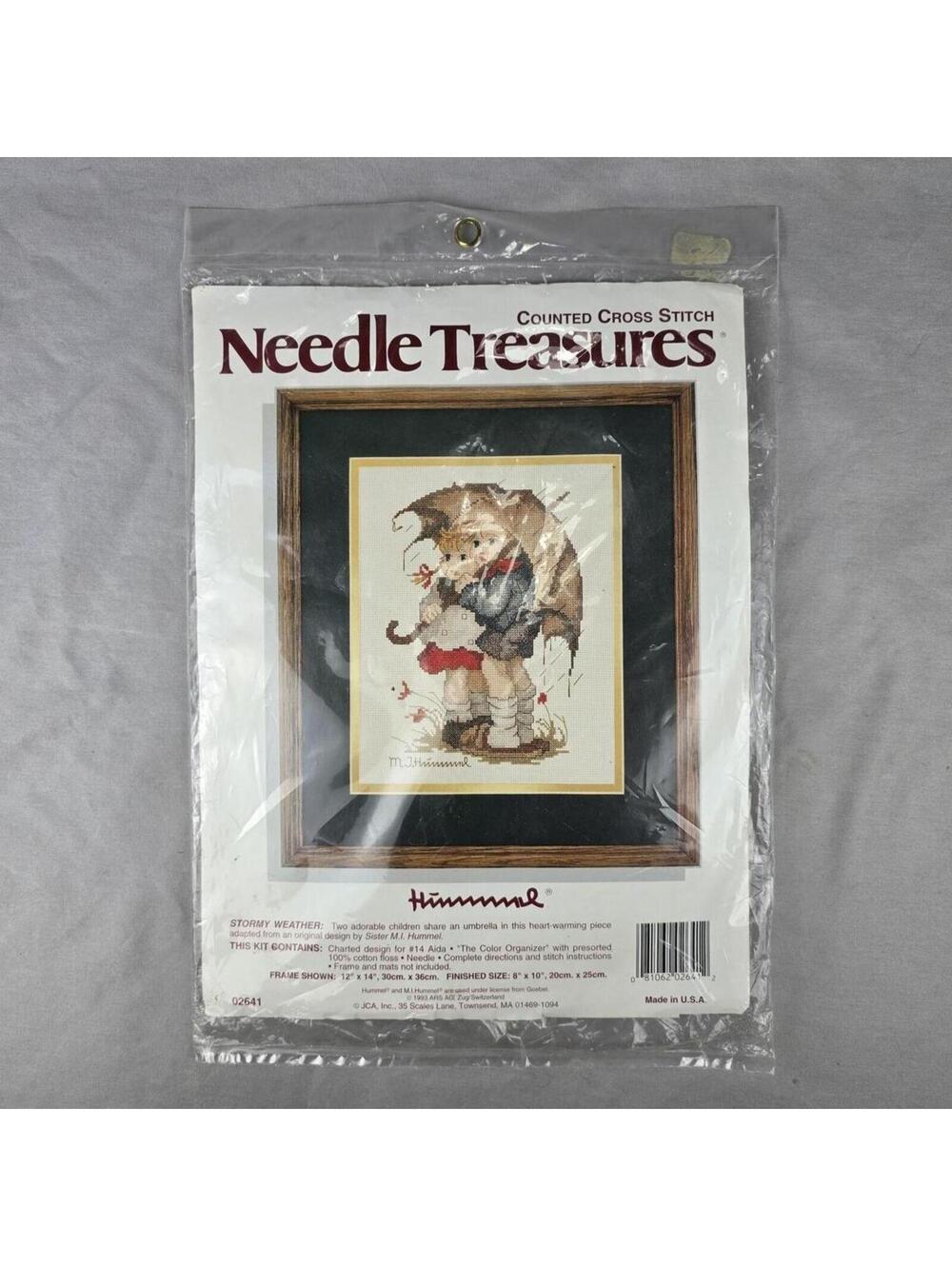 Vintage M.I. Hummel Stormy Weather Counted Cross Stitch Kit 02641